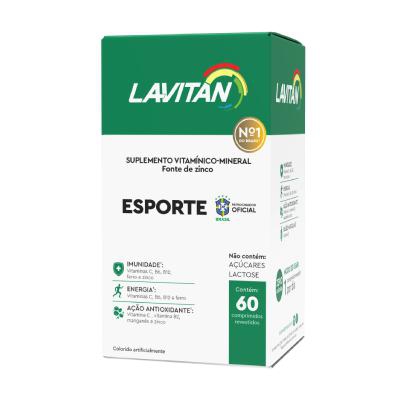 Suplemento Vitamínico Lavitan Esporte 60 Comprimidos